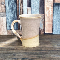 Rustic Pink Glazed Tall Stoneware Latte Mug