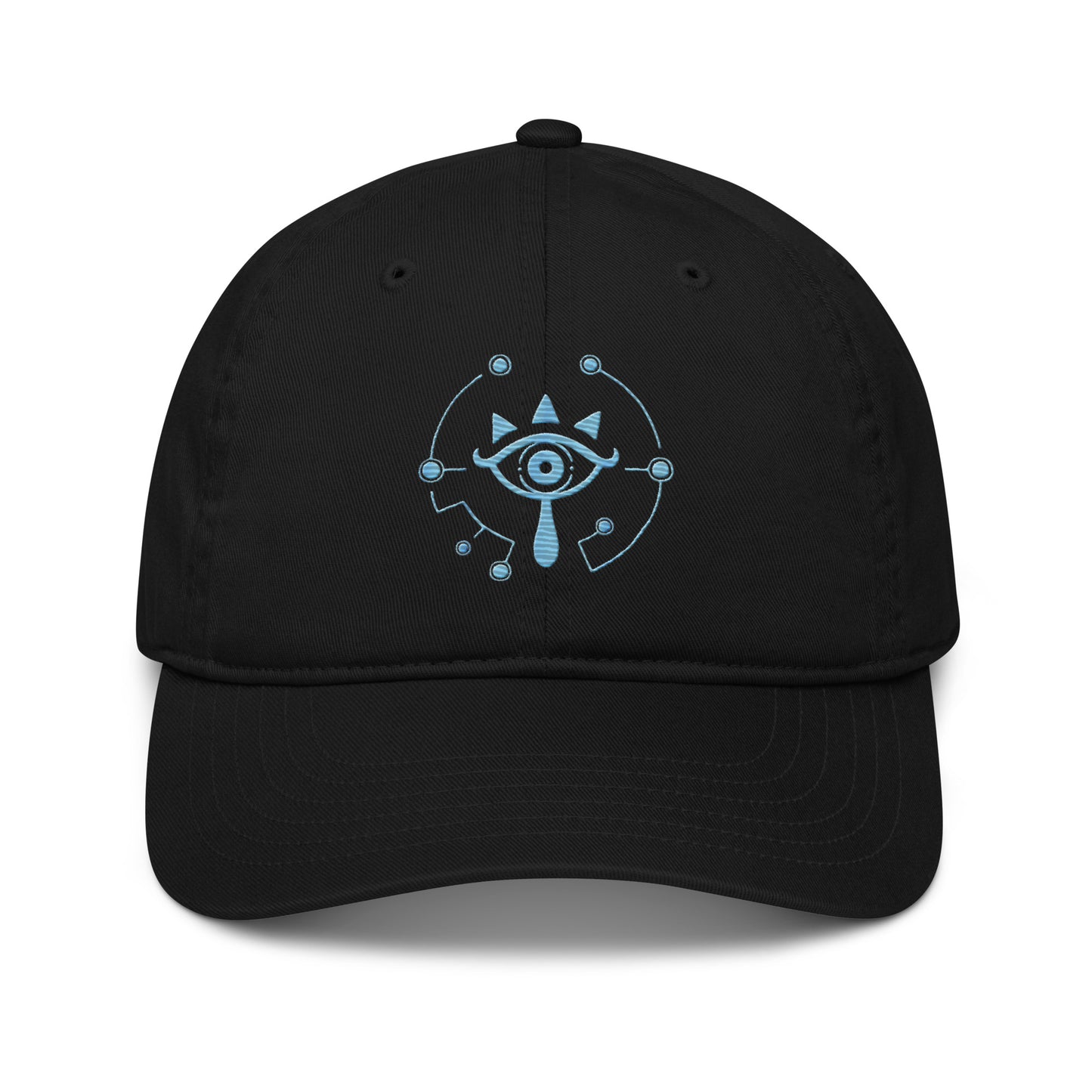 Zelda Sheikah Embroidered Cap | Glow in the Dark Dad Hat | Tears of the Kingdom Video Game Design