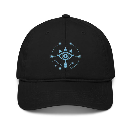 Zelda Sheikah Embroidered Cap | Glow in the Dark Dad Hat | Tears of the Kingdom Video Game Design