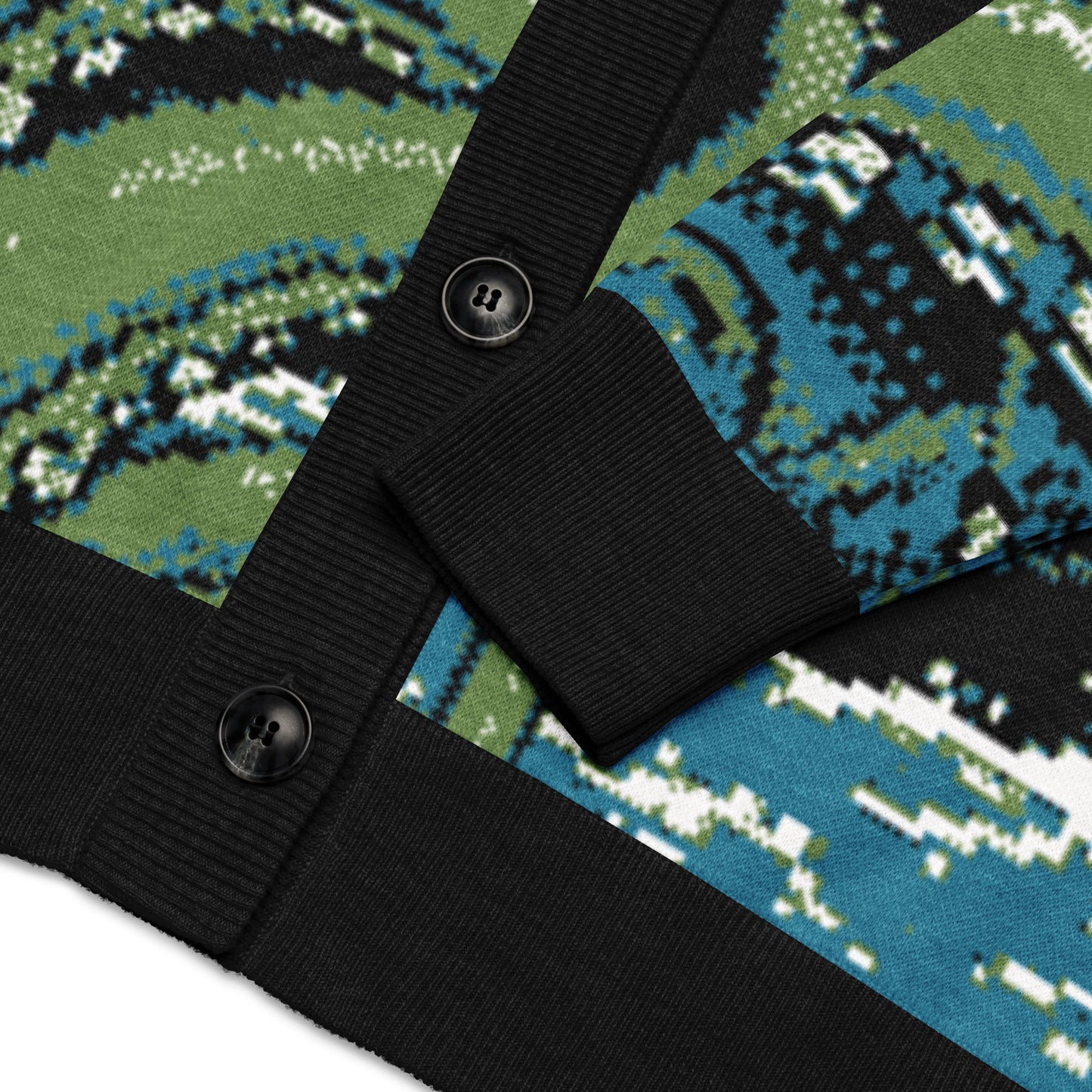 Cthulhu Rises Knitted Cardigan - Lovecraft Cosmic Horror Knitwear
