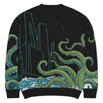 Cthulhu Rises Knitted Jumper - D&D / Lovecraft Cosmic Horror Knitwear