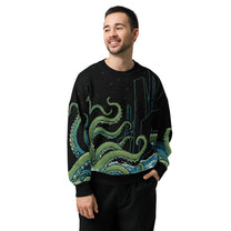 Cthulhu Rises Knitted Jumper - D&D / Lovecraft Cosmic Horror Knitwear