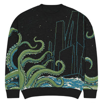 Cthulhu Rises Knitted Jumper - D&D / Lovecraft Cosmic Horror Knitwear
